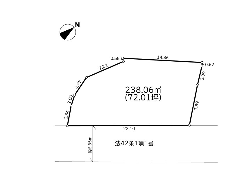建築条件無売地 稲城市百村