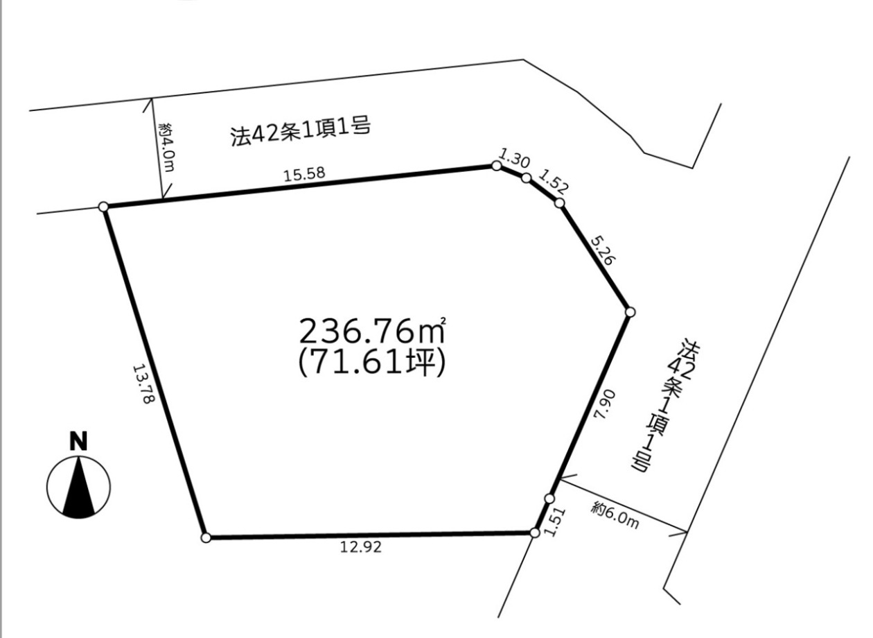 建築条件無売地 町田市西成瀬1丁目5期