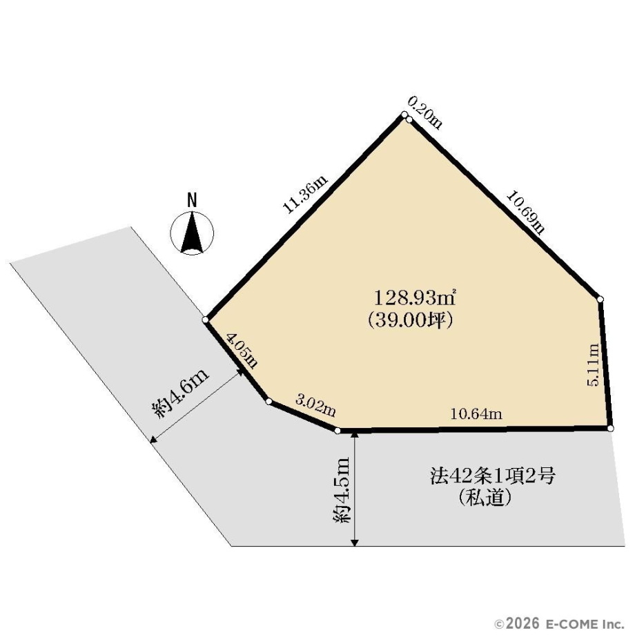 建築条件付売地 茅ヶ崎市香川2丁目2期