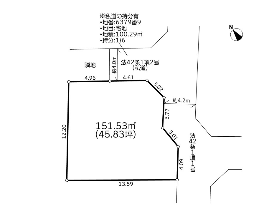 建築条件付売地 藤沢市鵠沼松が岡4丁目3期