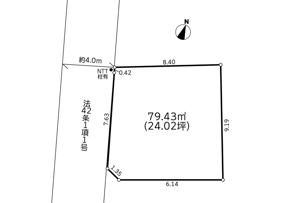 建築条件付売地 藤沢市鵠沼松が岡4丁目4期