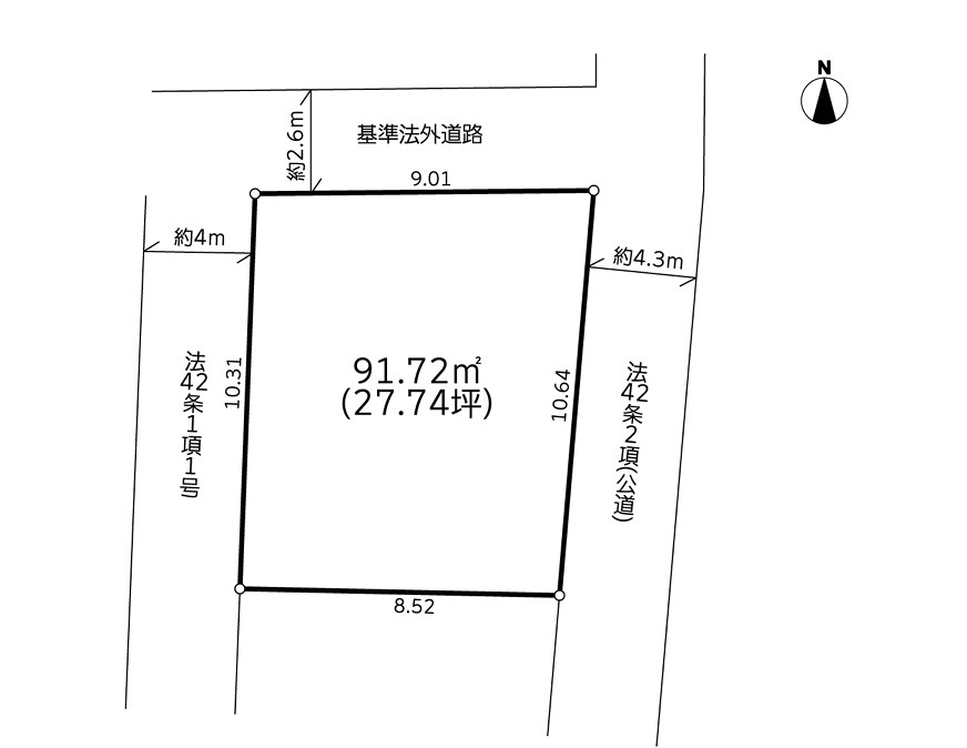 建築条件付売地 厚木市三田南3丁目3期