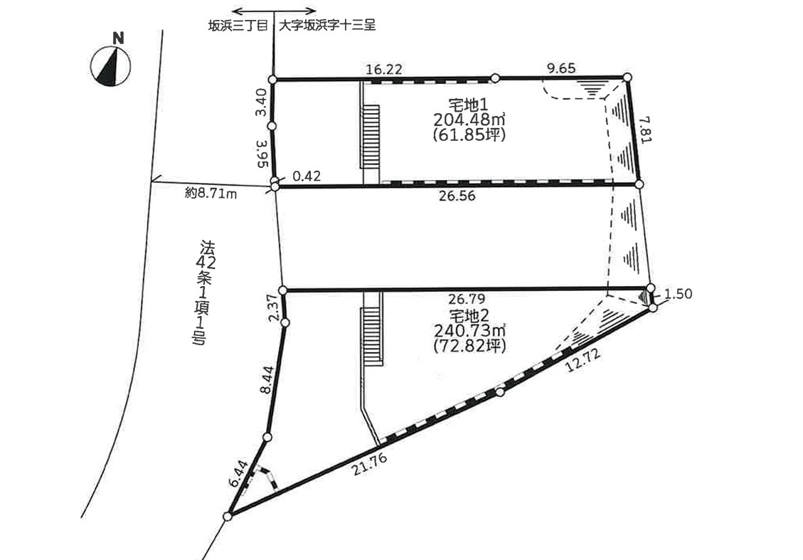 建築条件付売地 稲城市坂浜5期