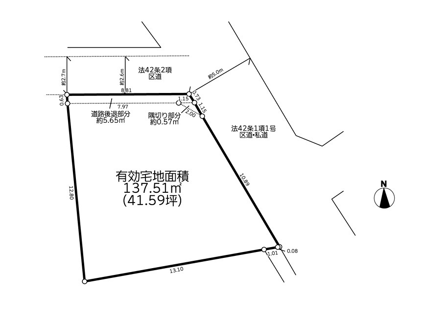 建築条件付売地 世田谷区北烏山6丁目